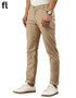 Camel wood Color Cotton Imported Stuff Pant Smart Fit